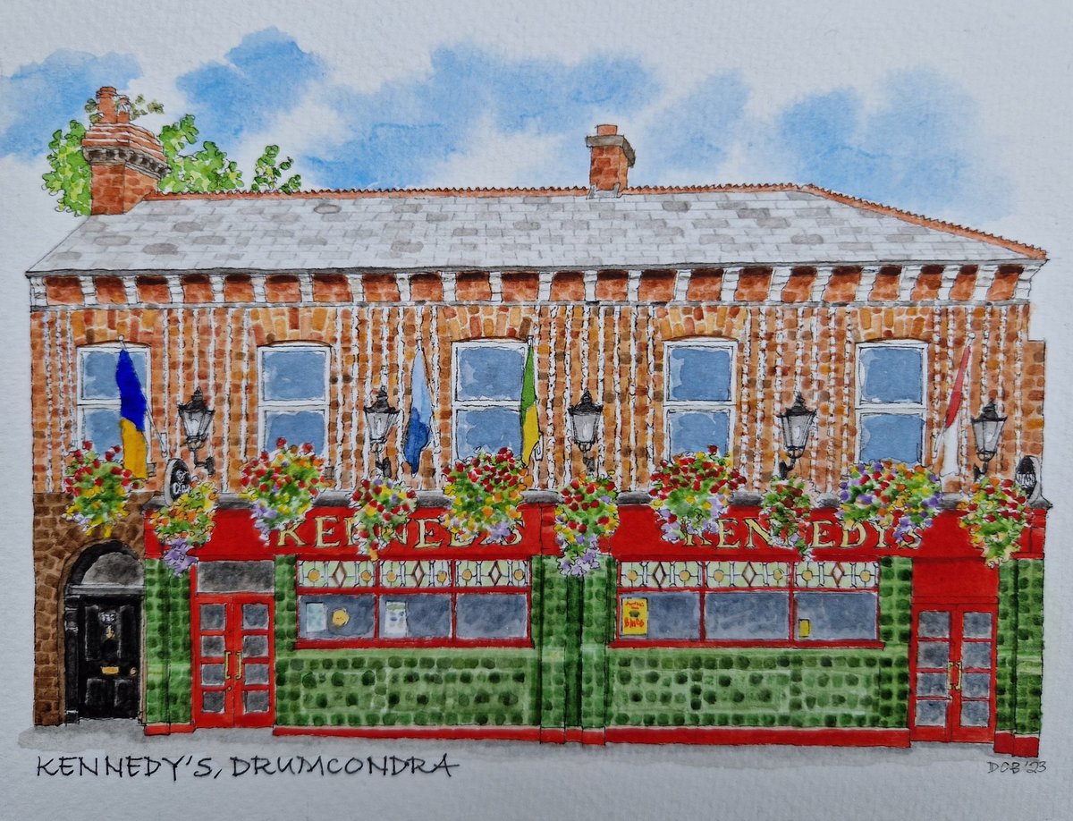 allthepubsin's tweet photo. Kennedy's, Drumcondra
#Dublinbypub #Dublin #Dublinpubs #Watercolour #watercolor https://t.co/TAmbGHxr3k