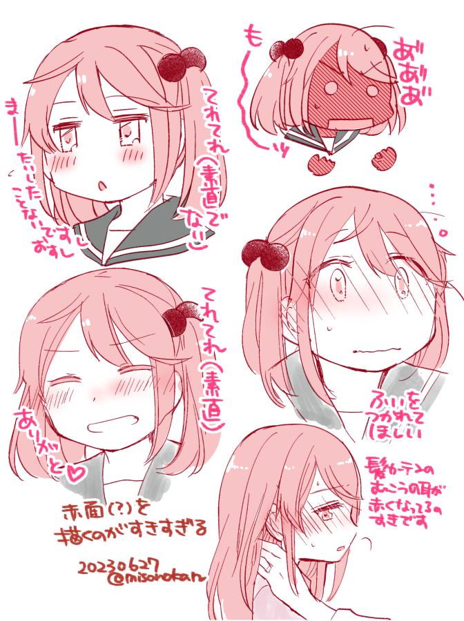 さざなみさんの赤面 好き好き大好き(再掲) 