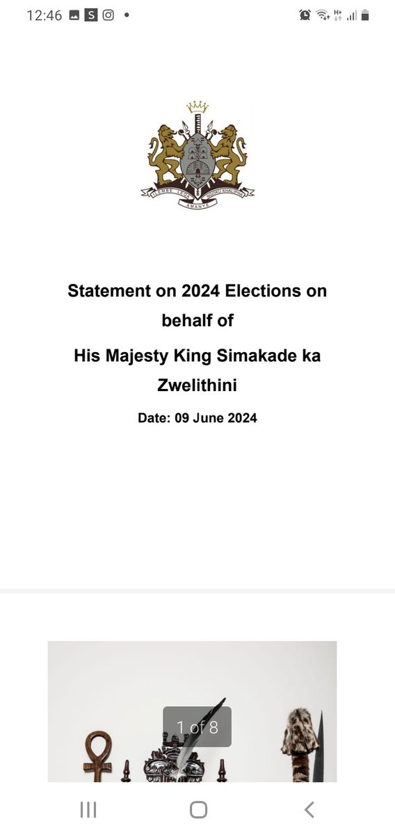 NtombenhlePhak2's tweet photo. Statement on Elections by His Majesty Isilo uZondamagwala Bayede 🙌

#KingSimakade
#kingmisuzulu https://t.co/2nVocMjAro