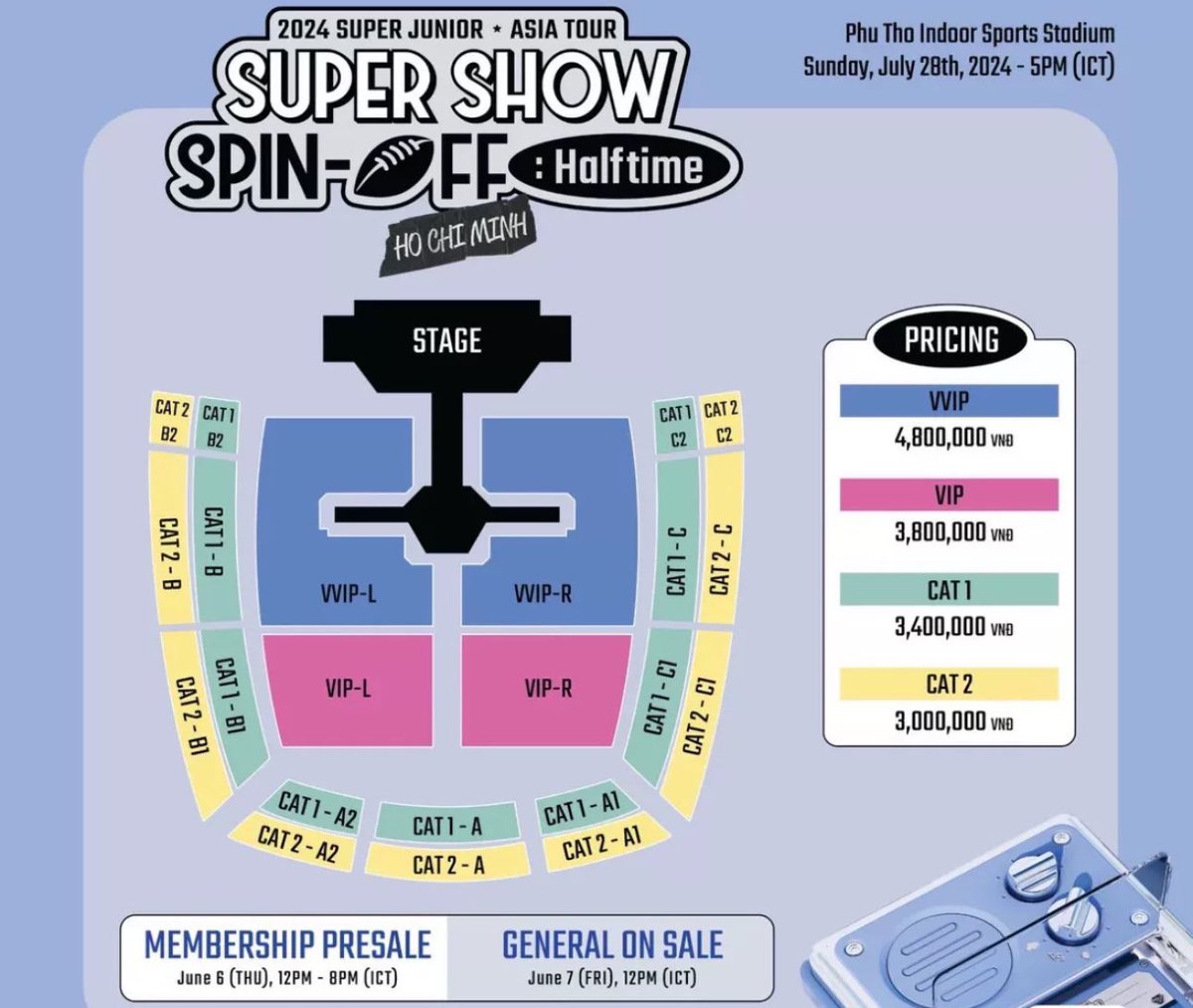 Jinnie90983097's tweet photo. WTS 
2x VVIP L queue AD178 and AD179 due to payment error. I am going as well. I can check you in.
#SPINOFFHALFTIME_IN_HCM
#SuperShow_Spinoff_Halftime
#SuperJunior #슈퍼주니어 https://t.co/iwxKSLzoxF