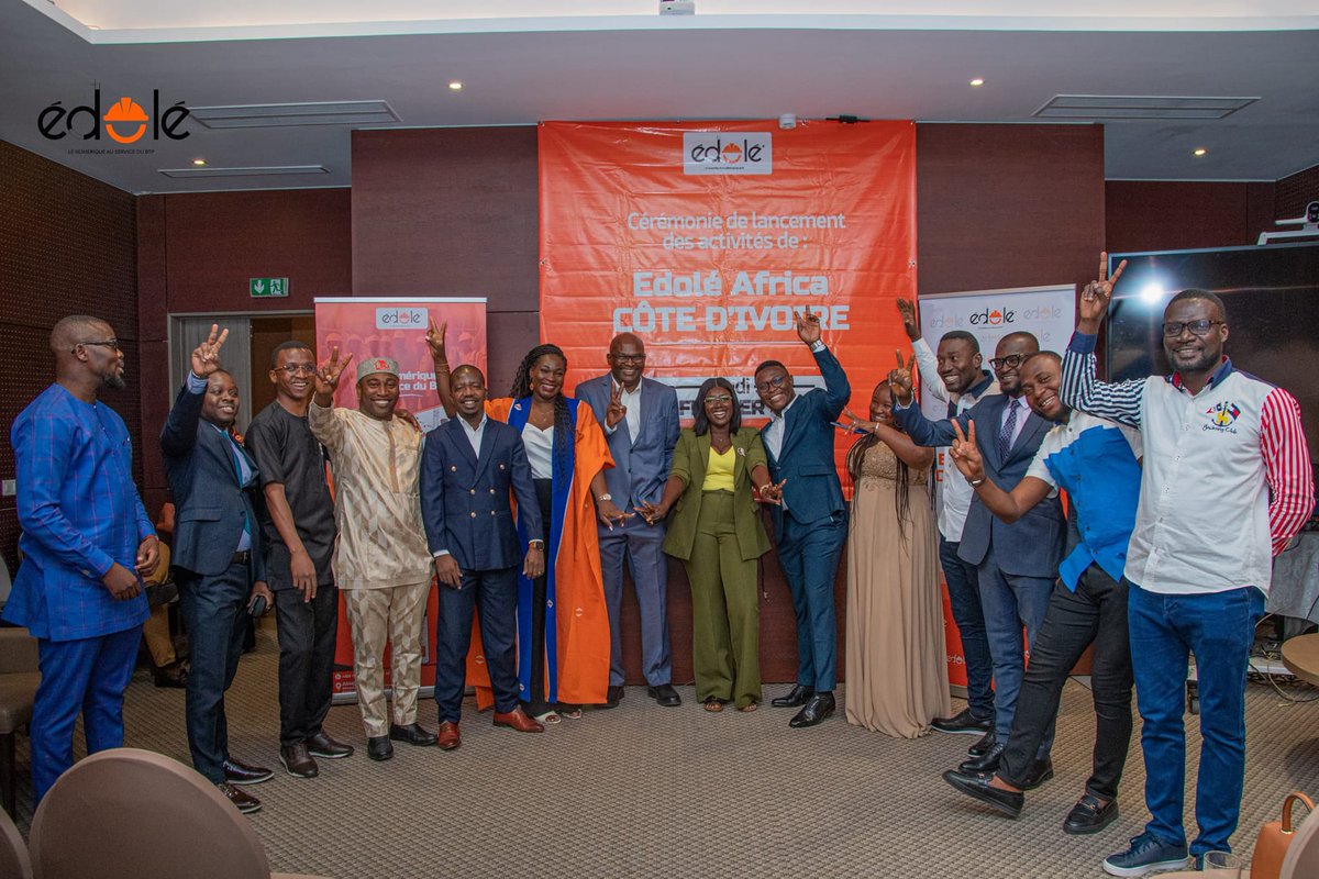 edoleafricaci's tweet photo. Le 29 février 2024, nous avons officiellement lancé nos activités en Côte d'Ivoire avec une cérémonie exceptionnelle.
Cet événement a réuni des experts du secteur BTP et des partenaires stratégiques !
#Solution #Innovation #EACI #CIV225 #EdoleAfrica https://t.co/w3ZisQ7ymb