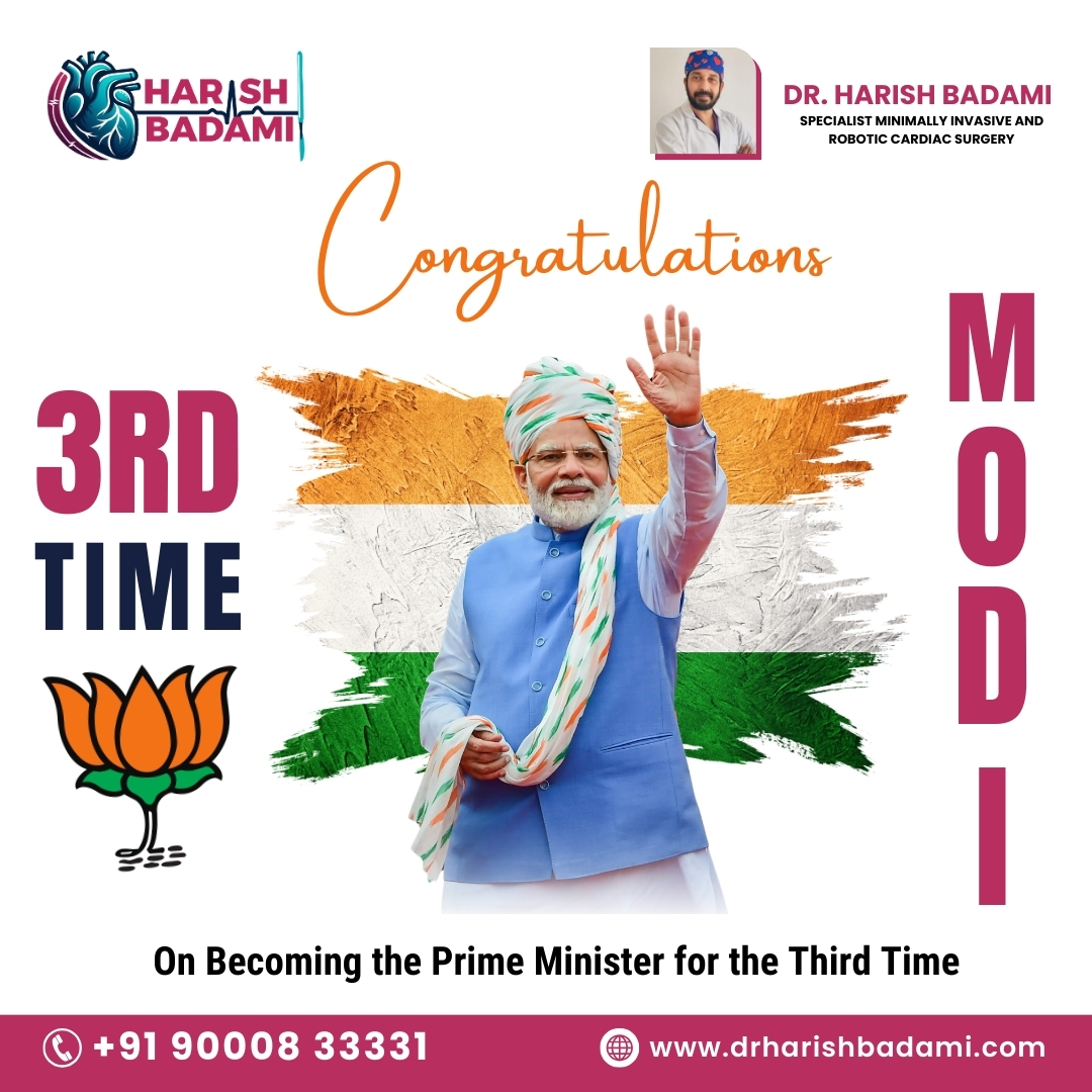 drharishbadami's tweet image. 📷Congratulations Honourable Prime Minister Shri Narendra Modi ji 📷
On becoming the Prime Minister for the third time!  We look forward to witnessing the continued progress and transformative impact of your leadership in the years to come.
#CongratulationsModi #ThirdTerm