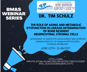 BMA_Society's tweet photo. Today is the day!! @BMA_Society #Webinar featuring Dr. Tim Schulz, German Institute of Human Nutrition in Potsdam-Rehbrücke, Germany. The role of aging and #metabolicdysfunction in lineage determination of #bone resident #mesenchymalstromalcells Register: https://t.co/DcjIBPkTci https://t.co/og6VU7wOUf