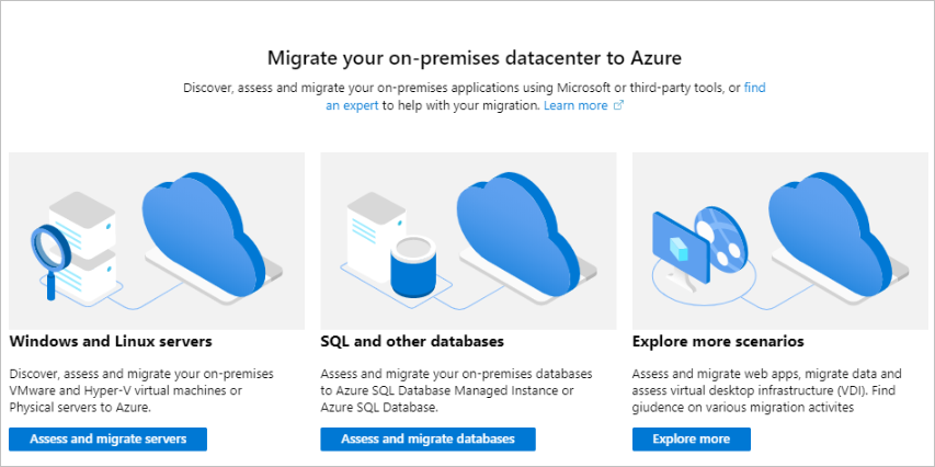 AzureSupport's tweet image. Adding migration tools just got easier with #AzureMigrate! Follow these steps to select your migration scenario and add database, web app or data box migration tools. msft.it/6010YUHlw