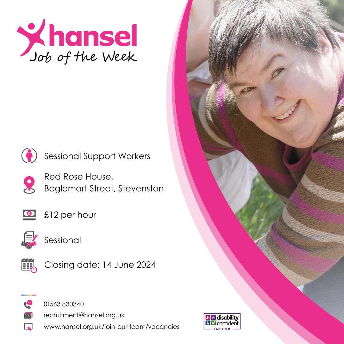 We're hiring Sessional Support Workers! Click here to apply:hansel.org.uk/join-our-team/… Red Rose House in #Stevenson offers short breaks for visitors within North Ayrshire &amp; beyond. Our team members are committed to ensuring our visitors have an enjoyable #Respite experience with us.