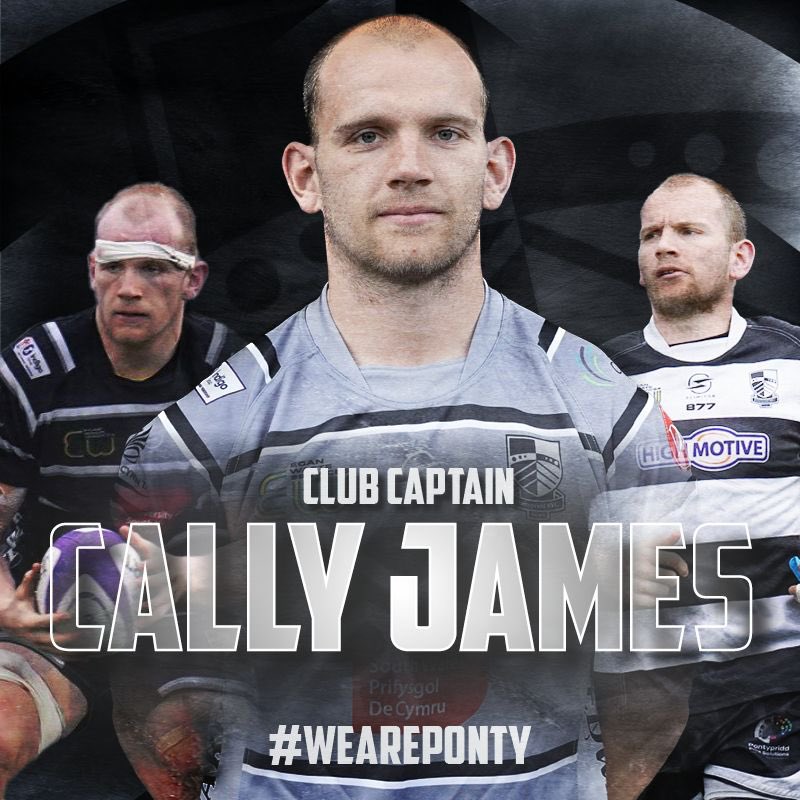 𝗖𝗔𝗟𝗟𝗬 𝗝𝗔𝗠𝗘𝗦 𝗡𝗔𝗠𝗘𝗗 𝗖𝗟𝗨𝗕 𝗖𝗔𝗣𝗧𝗔𝗜𝗡 🫡

We can announce that <a href="/callyjames8/">Cally James</a> has been appointed the new Pontypridd captain ahead of the 2024/25 season 🙌

🗣𝘼𝙡𝙡 the reaction from Cally, <a href="/Kparker1991/">Kristian Parker</a> and <a href="/CDDico/">Chris Dicomidis</a> 🔗👉 ponty.net/cally-james-na…

#WeArePonty 🖤🤍