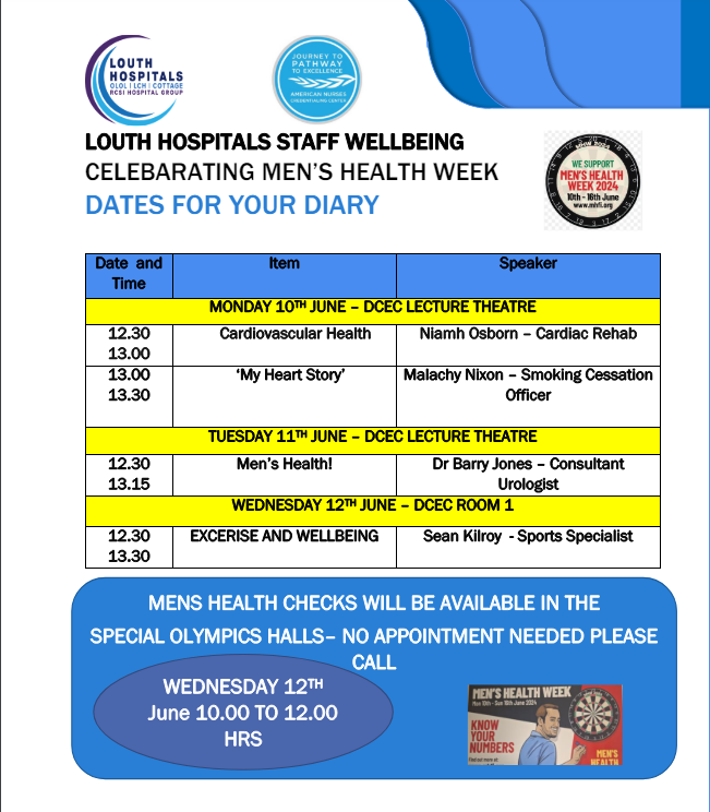 OLOLNursing (@nursingolol) on Twitter photo #menshealthweek and the <a href="/NursingOlol/">OLOLNursing</a> team & Staff Wellness Council have a full schedule of events over the next 3 days. Spread the word & come to one or more of the sessions. Everyone Welcome #knowyournumbers #staffwellbeing #livingpathway #menshealthweek and the <a href="/NursingOlol/">OLOLNursing</a> team & Staff Wellness Council have a full schedule of events over the next 3 days. Spread the word & come to one or more of the sessions. Everyone Welcome #knowyournumbers #staffwellbeing #livingpathway