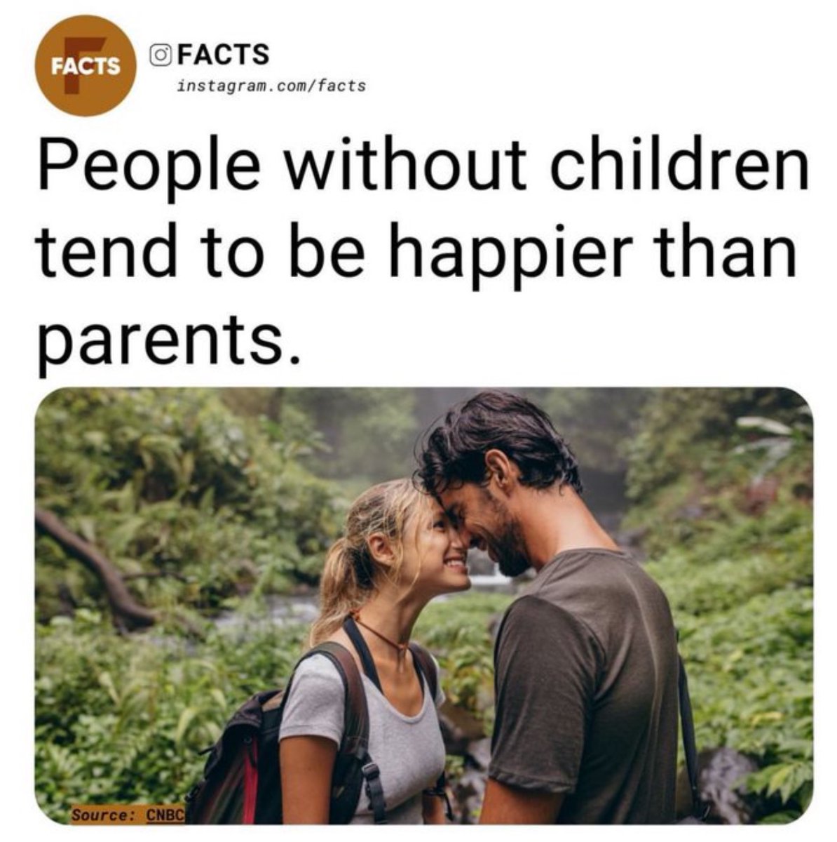 1. Says who?
2. Measured how?
3.Over what time span?
4. Compared to who and when?
5. Happier or more hedonistic and immature?
6. Who funded the "research"?
7. Lies, damned lies and statistics 
8. One phrase: "replication crisis"
9. Meaning and happiness are not the same thing but
