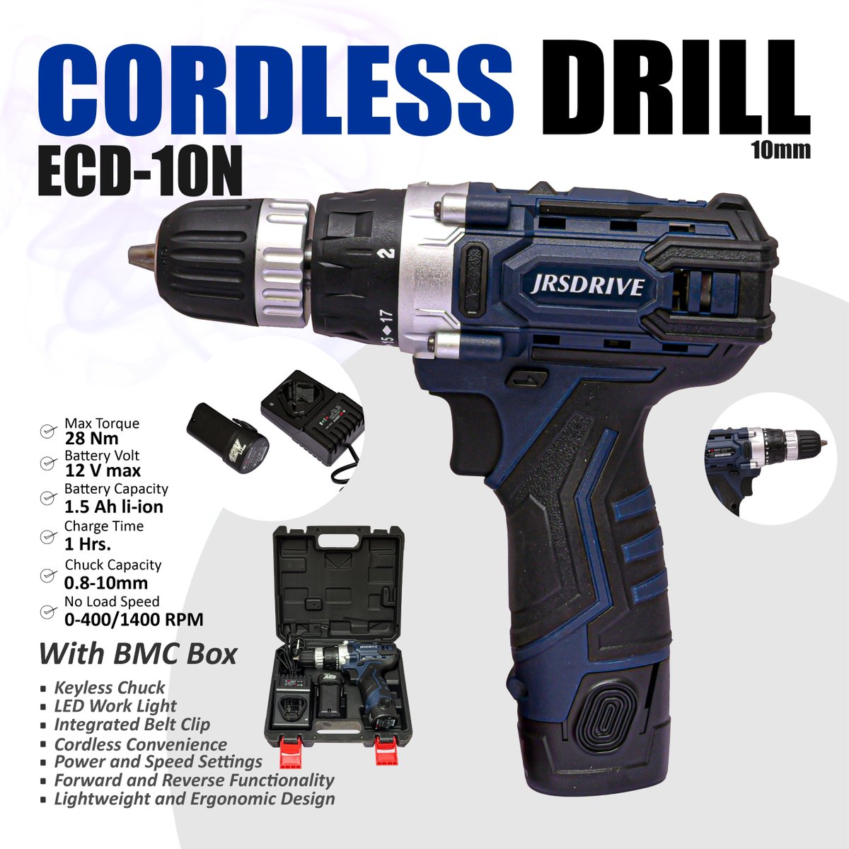 EastmanTool's tweet image. Drill freely with the Eastman Cordless Drill. Lightweight design, long-lasting battery, and tackles any task.
Click Here for More Details: eastmanshop.com/collections/sc…
.
.
.
#cordlessdrill #cordlesstools #LongLastingBattery #lightweight #BMC #machine #handtool #powertool #eastman