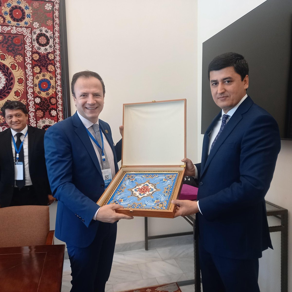 UN Environment Programme (UNEP) Europe 🌱 (@unep_europe) on Twitter photo Today, <a href="/UNEP_Europe/">UN Environment Programme (UNEP) Europe 🌱</a> Director <a href="/KreilhuberA/">Arnold Kreilhuber</a> met with H.E. Bahodur Sheralizoda, Chairman of Tajikistan🇹🇯’s CEP.
They discussed the successful hosting of the 3rd High-Level International Conference in Dushanbe & reviewed UNEP's ongoing projects in the country. Today, <a href="/UNEP_Europe/">UN Environment Programme (UNEP) Europe 🌱</a> Director <a href="/KreilhuberA/">Arnold Kreilhuber</a> met with H.E. Bahodur Sheralizoda, Chairman of Tajikistan🇹🇯’s CEP.
They discussed the successful hosting of the 3rd High-Level International Conference in Dushanbe & reviewed UNEP's ongoing projects in the country.