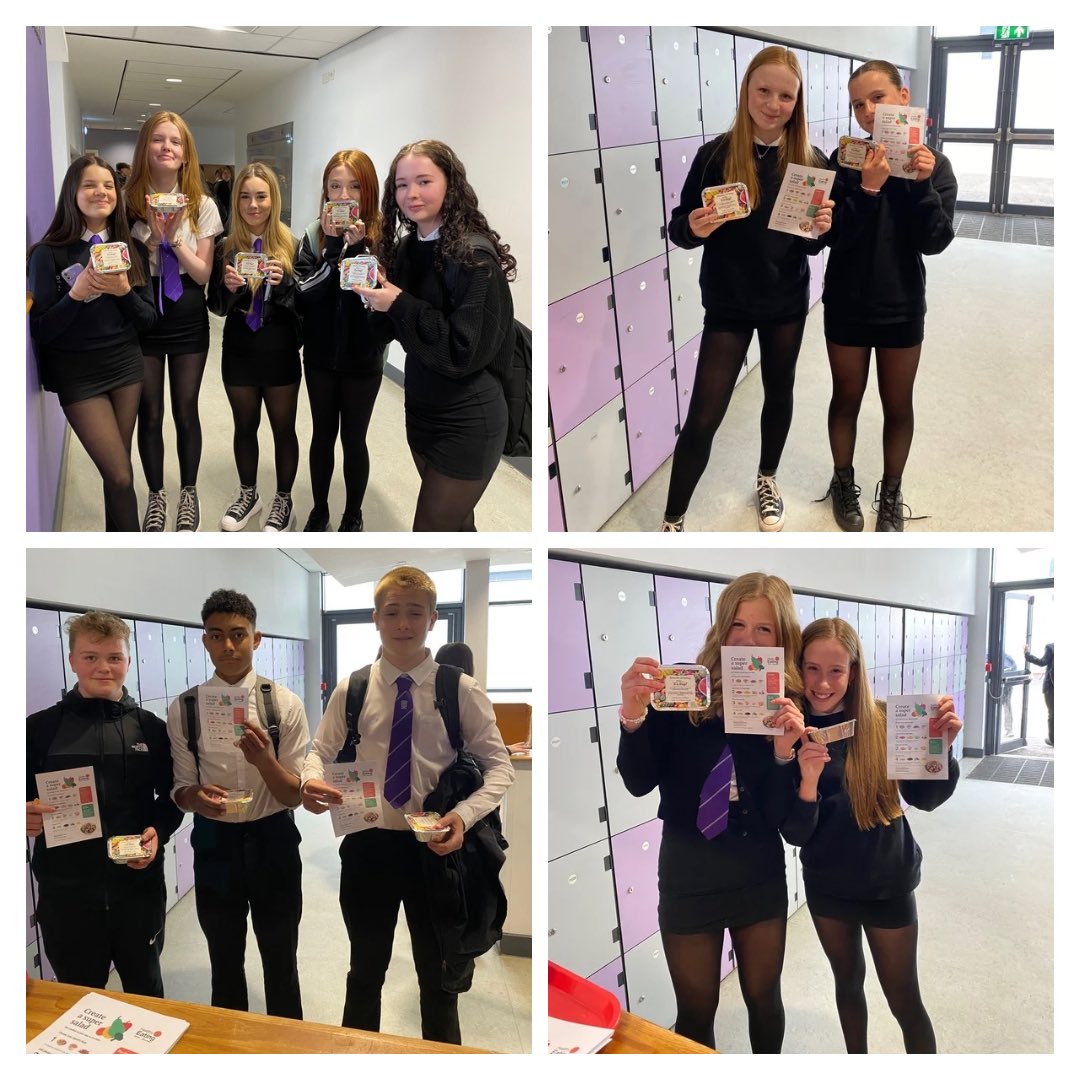 Wallace High Pupils picking up their free fruit packs.

Great to see everyone getting involved in Healthy Eating Week and trying to achieve their 5 a day!

<a href="/wallacehighsch/">Wallace High School</a> 
<a href="/WHS_HE/">WHS_HE</a> 
<a href="/NutritionOrgUK/">British Nutrition Foundation</a>