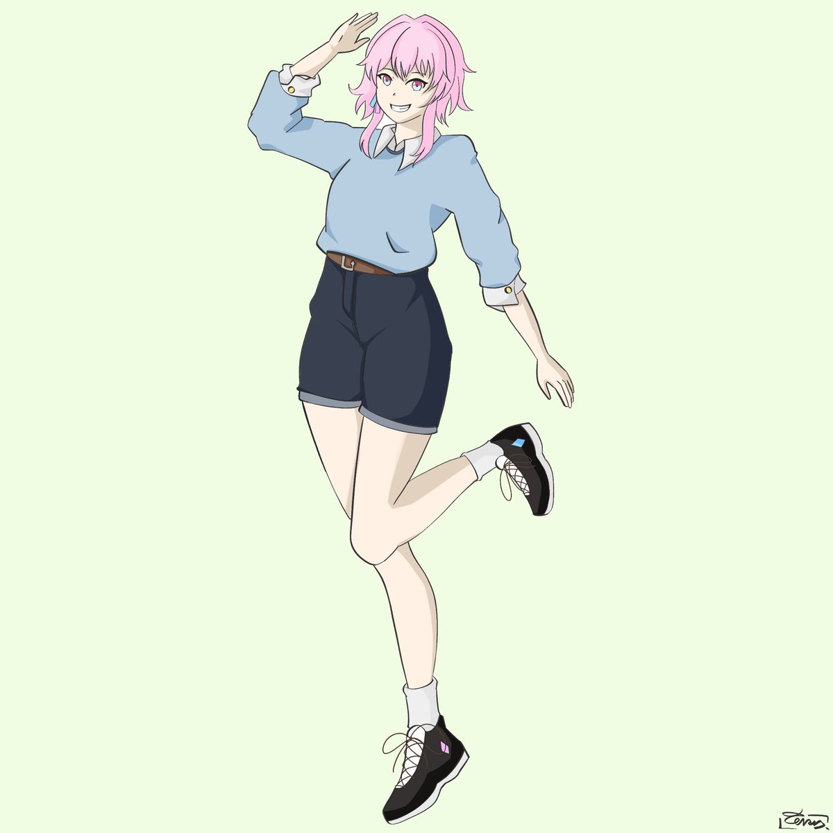 futabaZeron's tweet image. March 7th in Casual wears
#Artist #art #digitalart #drawing #smallartist #HonkaiStarRail #honkaistarrailfanart #Fanart