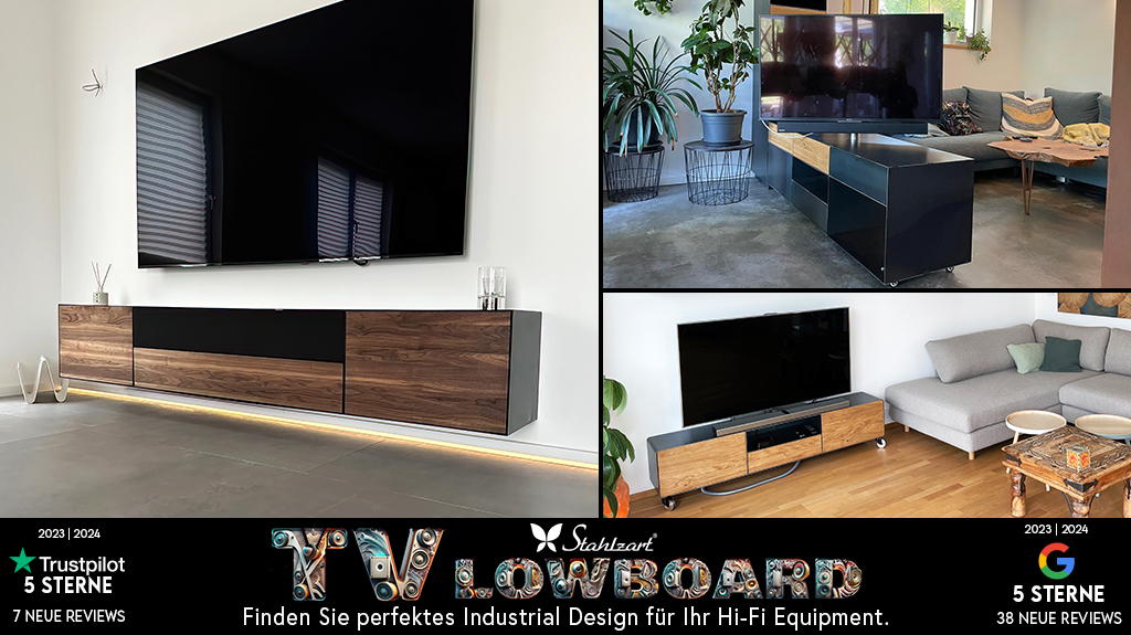 StahlzartMoebel's tweet photo. 📺✨ Individuelle Stahlzart TV Lowboards – Perfektes Industrial Design für Ihr Hifi-Equipment!

Gestalten Sie Ihr Traum-Lowboard nach Ihren Wünschen – Maße, Fächer, Material, Füße und Kabelführung.

➡️ Besuchen Sie uns: https://t.co/DUyCiRMhxa

#Stahlzart #Lowboard https://t.co/DDtWgBa1Lr