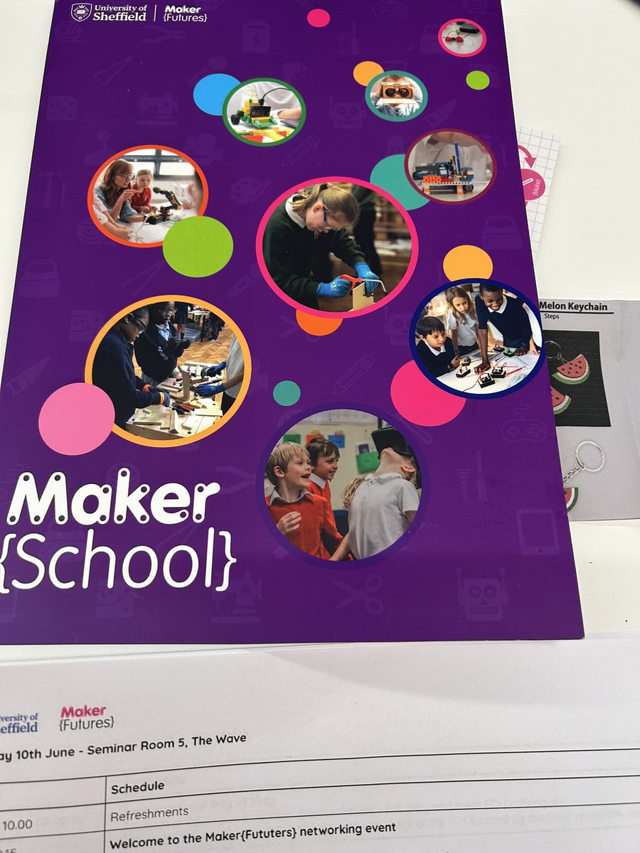 Making a splash in #MakersSpaces #UniversityofSheffield #MakerFutures movement growing! What a warm up by our <a href="/LeatherDude/">Cody Hixon</a> <a href="/plf_pk/">Pakistan Learning Festival</a> <a href="/itacecorg/">Idara-e-Taleem-o-Aagahi (ITA)</a> everyone love making #WatermelonPeace chains in solidarity for #Gaza_Genocide‌ can we have learning for living and purpose?