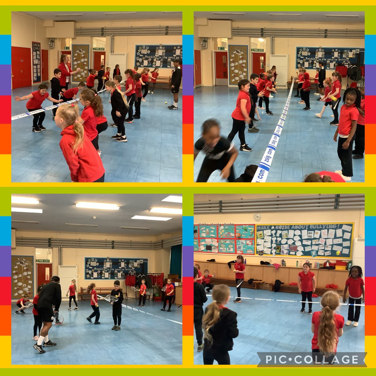 Year 2 have began their final PE topic of the year - tennis! We started by learning how to throw and catch a tennis ball before introducing a racket later in the lesson. We will be looking closely for any future Wimbledon stars! <a href="/MrSmith_falla/">Mr Smith</a> <a href="/FallaParkSchool/">Falla Park Community Primary School</a>