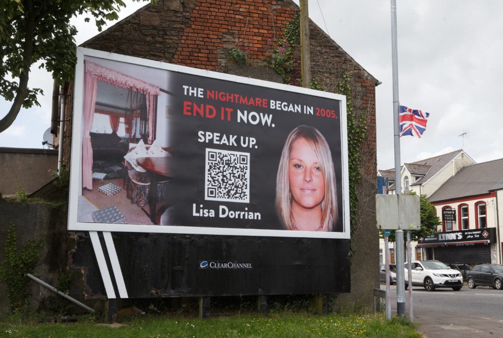 Missing Persons Support (@misperssupport) on Twitter photo The family of Bangor woman Lisa Dorrian urge local people to ‘search your conscience’ in a new appeal and help bring her body home.
The series of billboard and digital adverts urge those with information to speak up #letsfindlisa
newtownardschronicle.co.uk/dorrian-family… <a href="/letsfindlisa/">Lisa Dorrian ⚖️</a> The family of Bangor woman Lisa Dorrian urge local people to ‘search your conscience’ in a new appeal and help bring her body home.
The series of billboard and digital adverts urge those with information to speak up #letsfindlisa
newtownardschronicle.co.uk/dorrian-family… <a href="/letsfindlisa/">Lisa Dorrian ⚖️</a>