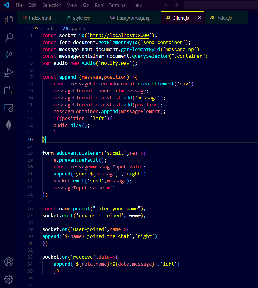 Jainam03121857's tweet photo. Project 3/#100projects🚀
Excited to share my new project: Monkey Chatting App! 🐒💬 Built with Node.js, Socket. io, HTML, and CSS, it offers a seamless real-time chat experience.bCheck it out and let me know your thoughts! #whatsappbeta #javascript30 #webdevlopment #trendsonfire https://t.co/ERHoVC1Fiq