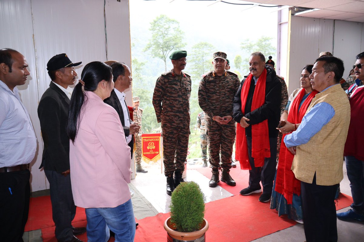DBomdila's tweet image. Coordination meeting was held discussing the Kameng Cultural &amp;amp; Heritage Museum's progress. Colonel Asis Tondon outlined the plans. Dr. Manvi Seth, and Dr. B.R. Mani of Indian Institute of Heritage also participated. #16thMadrasRegiment #CommunityMuseum