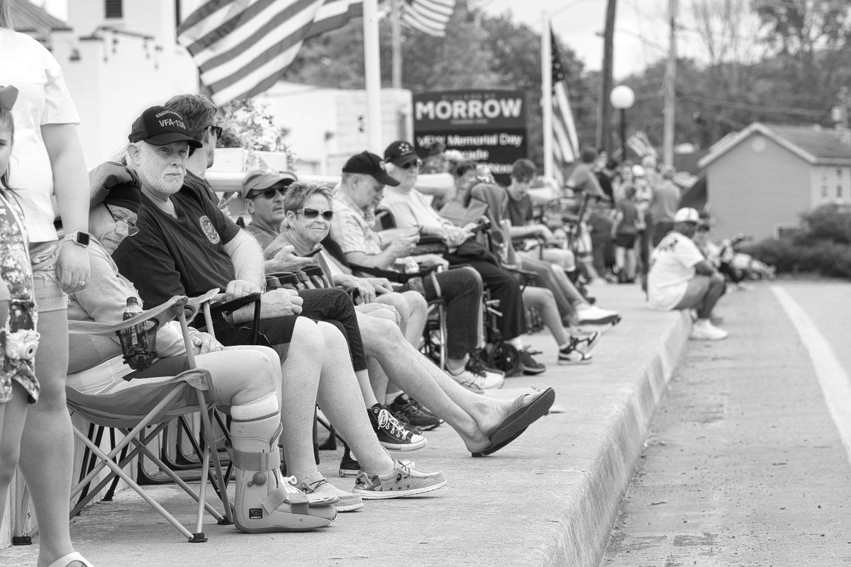 twoviewsphoto's tweet image. Waiting for the #MemorialDay parade #Morrow #patriotism #photography #bnw #bnwphotography #photography