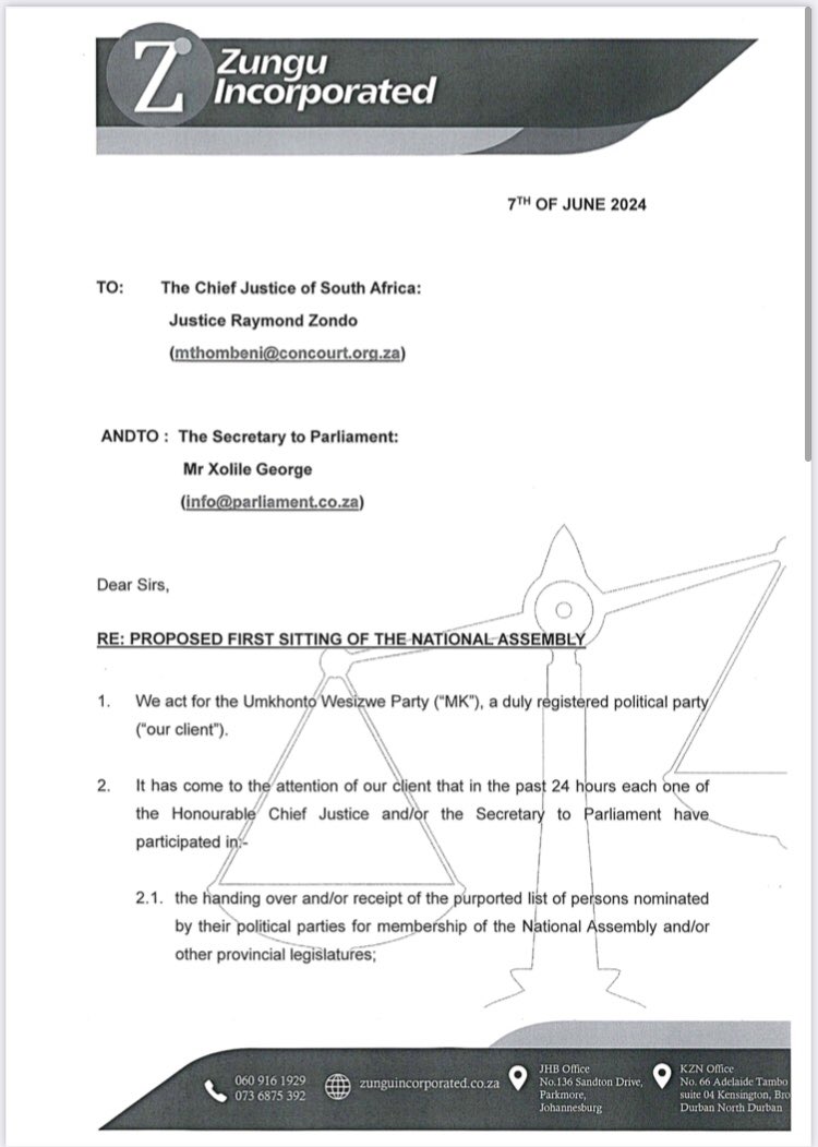 IsmailAbramjee's tweet photo. @xolani_peace @ParliamentofRSA You have obviously not read their attorneys letter to the Secretary of Parliament. Read it slowly below especially paragraph 3.2 then come back. Also read the legal advisor’s point about fruitless and wasteful expenses ITO FMP Act, unless you want to pick up the tab. https://t.co/XArwrRIncJ