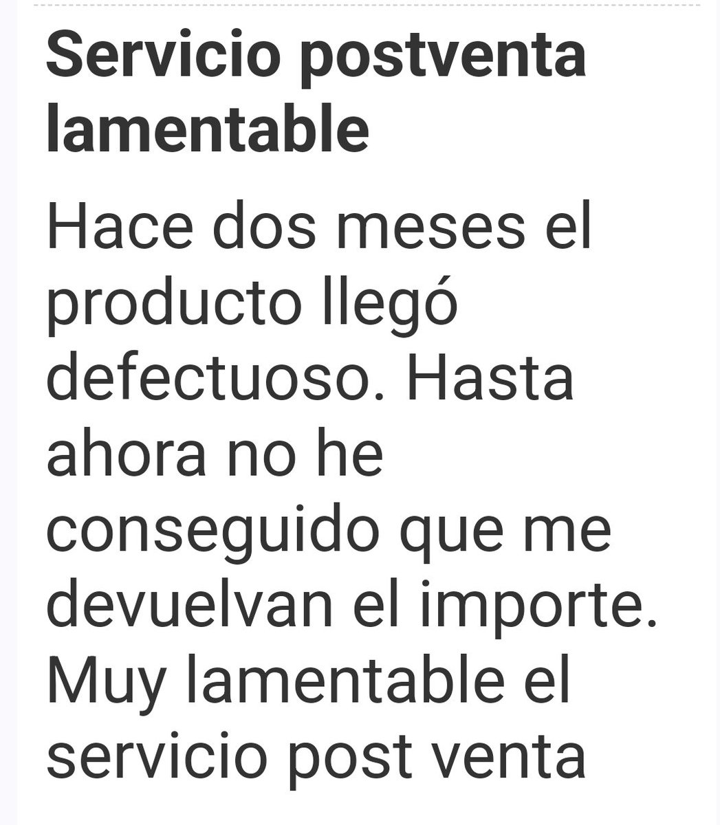 edugommar's tweet photo. @MediaMarkt_es @consumcat resulta que si la reseña del mismo producto critica a un tercero ya no es requisito que se hable únicamente del producto. A la izqda la reseña publicada y a la dcha la #censurada https://t.co/VhaPmch7De