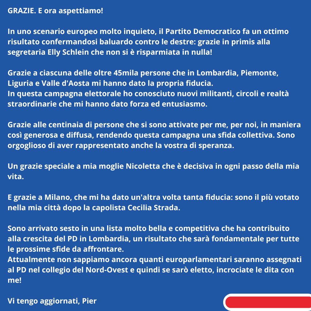 Pierfrancesco Maran MEP tweet media