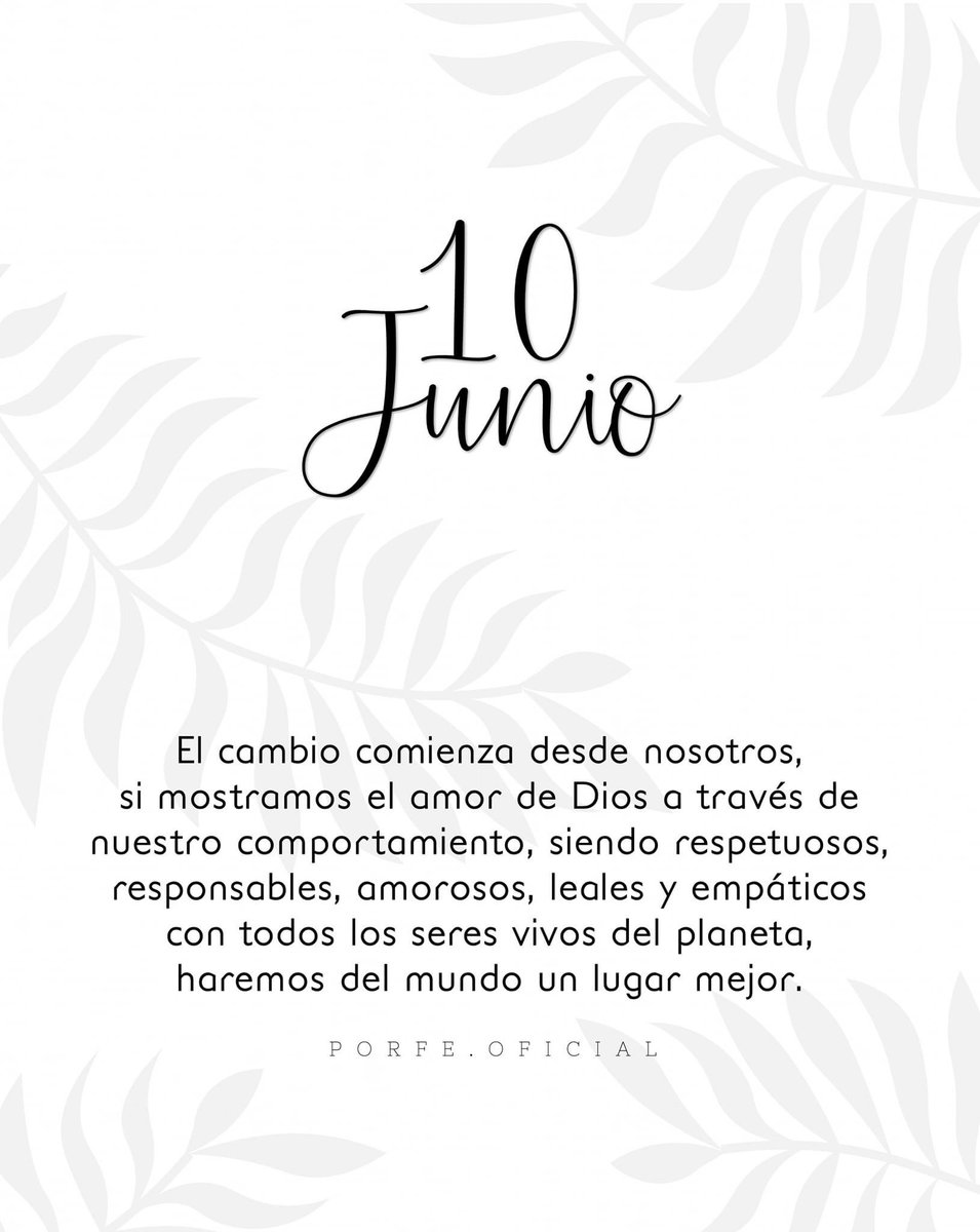 Buenos días 🌞🌿

Tu palabra, es como aceite sobre mis heridas, es el agua en el desierto y el calor en el invierno. Tu palabra, es la voz que me habla en la mañana, es mi consejo cada dia y en las pruebas quien me guía. Tu palabra Señor. Tu palabra siempre me sostendrá.