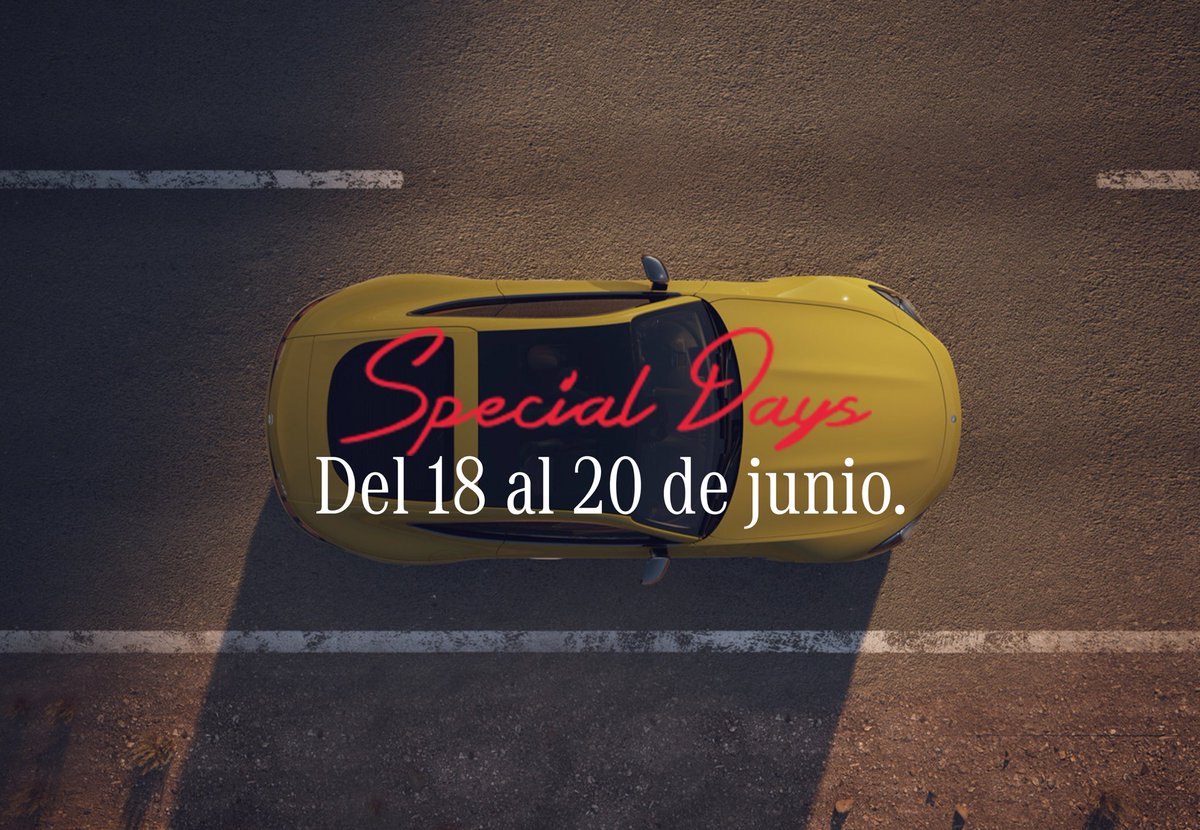 grupoadarsa's tweet image. ¡Vuelven los Special Days a Adarsa! 
Y ¿Los días de playa? Que esperen.

￼
📅 Sólo del 18 al 20 de junio descuentos de hasta 29.100€ y seguro a todo riesgo el primer año.
PIDE TU CITA AQUÍ y consigue 1.000€ extra de descuento 
￼
bit.ly/VeranoAdarsaSp…
#SpecialDays #Adarsa