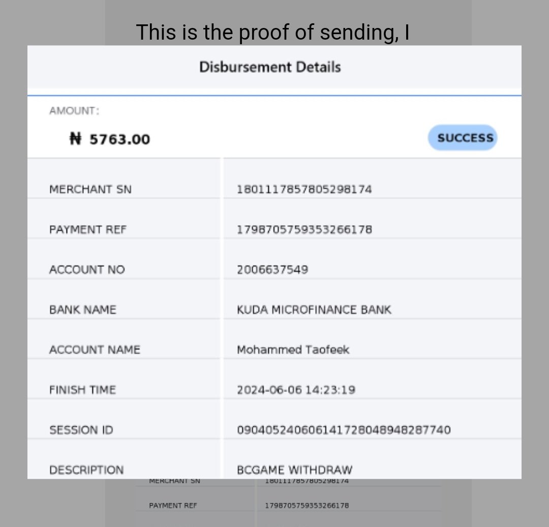 Hello <a href="/kudahelp_ng/">Kuda App Support</a> Money was sent to me for days now and I haven't received it person have confirmed from there bank and they ask me to contact my bank am in ur dm have also use the app support no response 

Kindly look into this