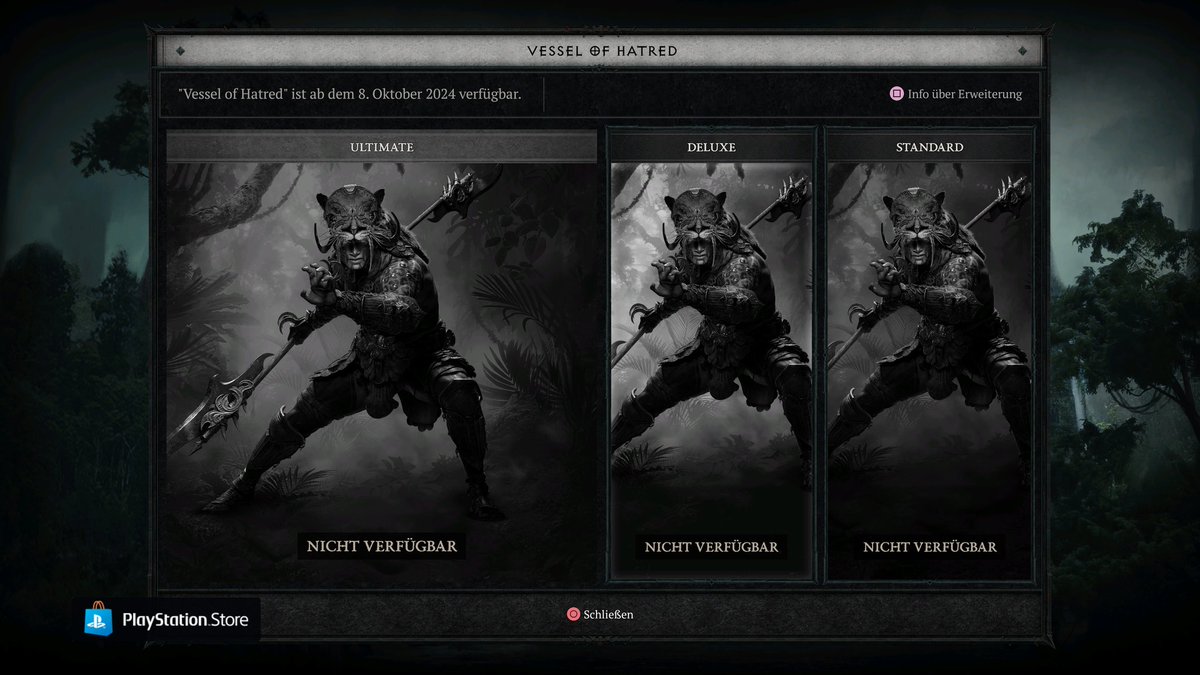 InCaGamingTV's tweet photo. Will the add-on also be available on DISC or will DIV PS5 DISC buyers be left behind because you can't pre-order it digitally. #div #diabloivvesselsofhatred #diablo #diabloiiresurrected #diir #ps5 @Blizzard_Ent @BlizzardCSEU_DE @Diablo @Diablo_DE https://t.co/JZhN1TyVT4