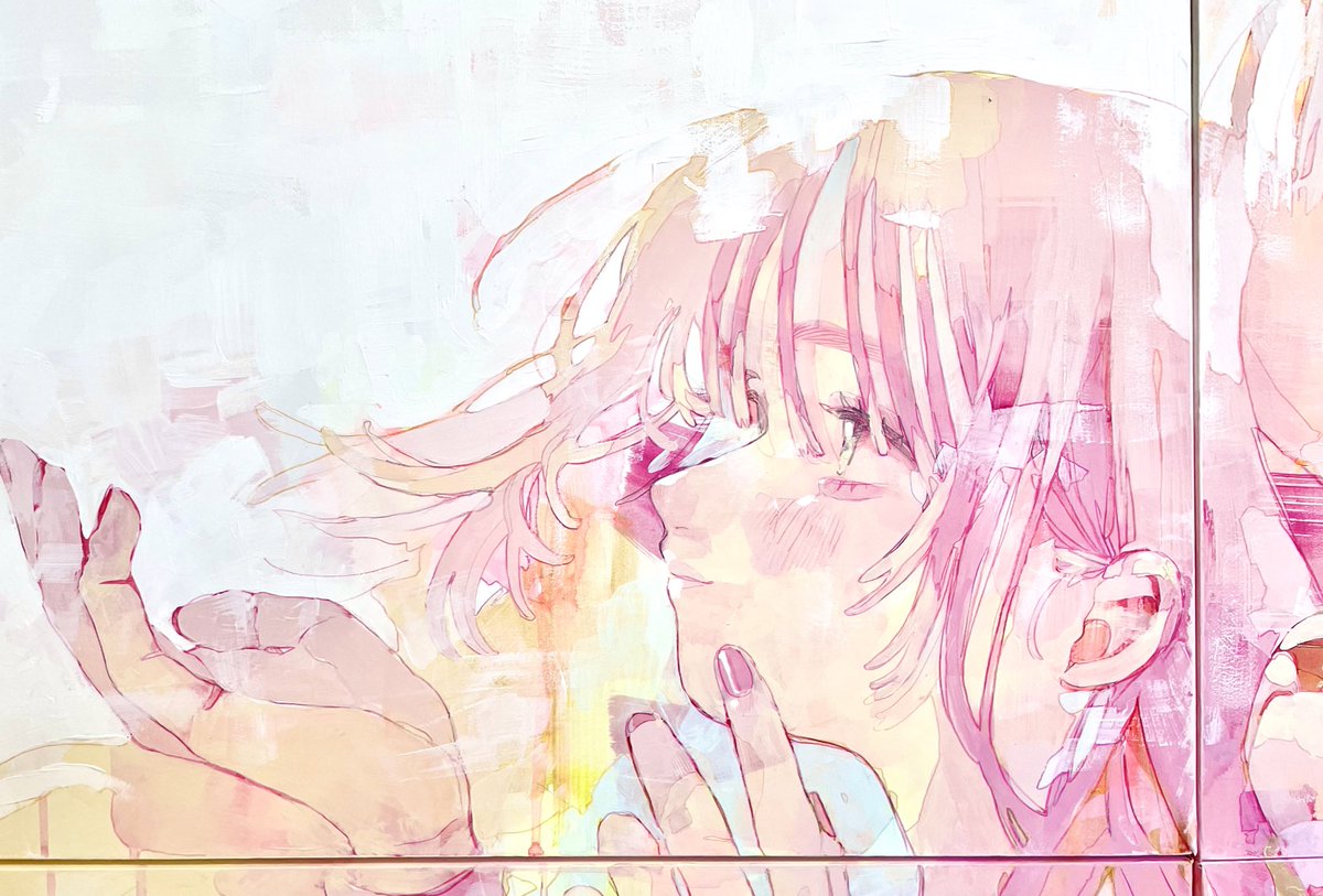 "What does the girl think"💐
#art