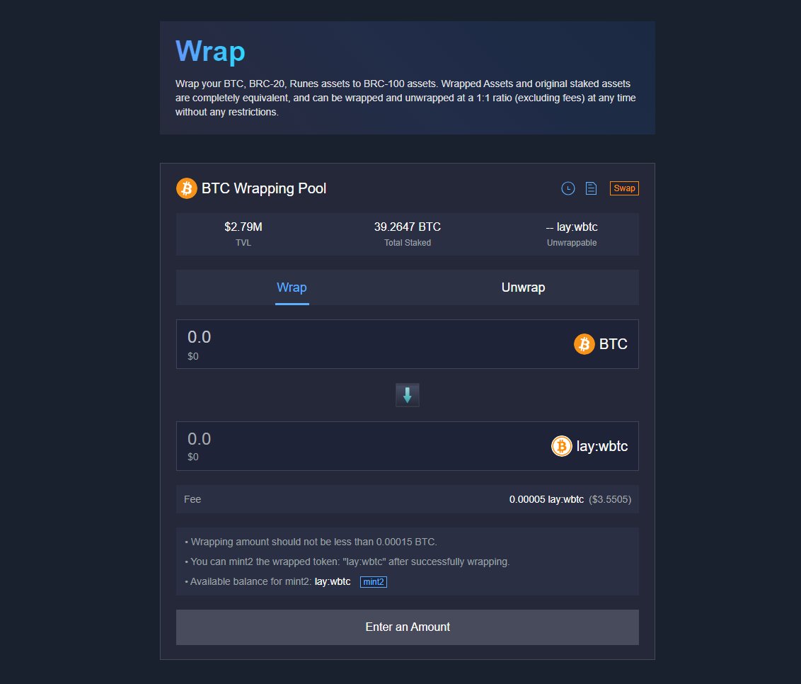 100Layer | WBTC/WFB/Stablecoin by OP_CAT | BIP-420 tweet media