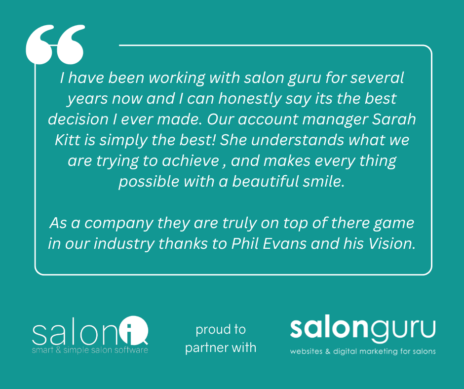 saloniqsoftware's tweet photo. ⭐ Simply The Best! ⭐ Having a team who understand the Hair &amp; Beauty industry is key. This clients review for Salon Guru is a testament to how working with industry leaders and professionals can make all of the difference. #standoutfromthecrowd #saloniq https://t.co/TIC8j8frWf