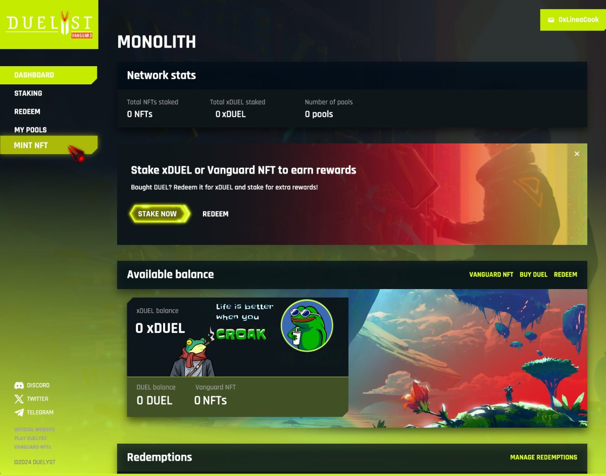 Duelyst_web3's tweet photo. 🔥 Big news! Vanguardians will be participating in the Linea Dev Cook-off on HackQuest! From June onwards, we’ll take these quests as motivation to just Ship-It in real time. Stay tuned for updates and join us on this thrilling journey. 🌟💻 
June - We shipping the Monolith Dapp 

#LineaSurge  #LineaVoyage  #HackQuest  #hackquest #duelyst