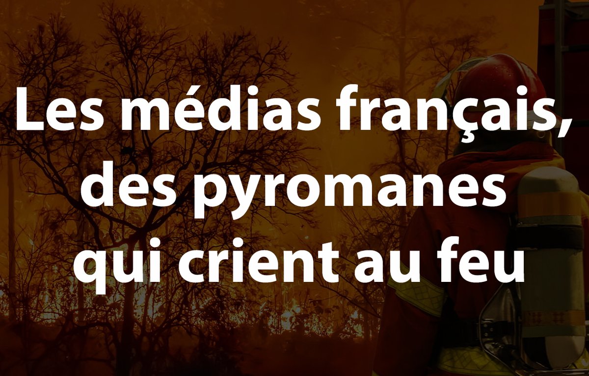 LES MÉDIAS FRANÇAIS, DES PYROMANES QUI CRIENT AU FEU - Combien d'éditorialistes ont défendu l'Europe durant la campagne qui vient de s'achever ? Combien de journalistes ont pris le temps de décrire les bénéfices multiples de cet ensemble politique unique au monde ? Combien de