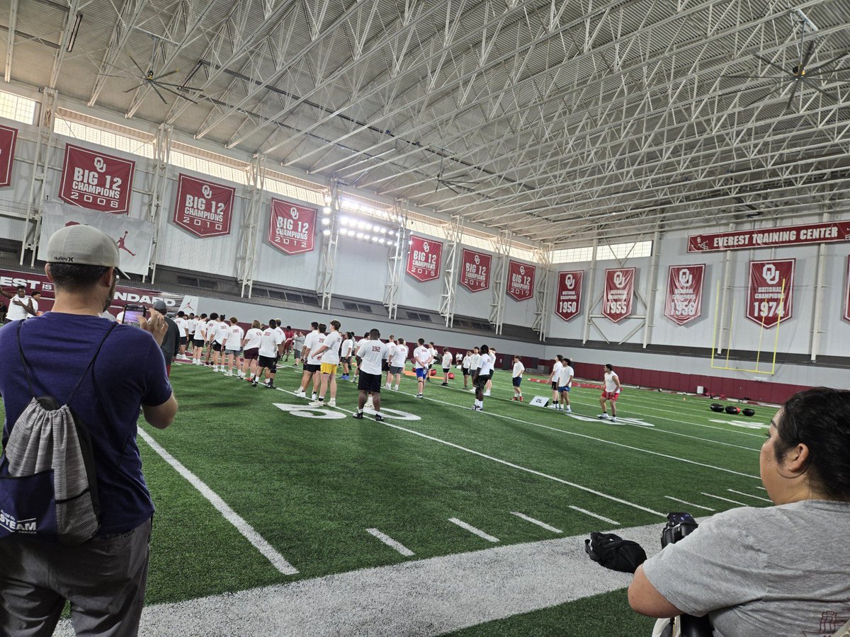 Thank you Oklahoma university for the great camp