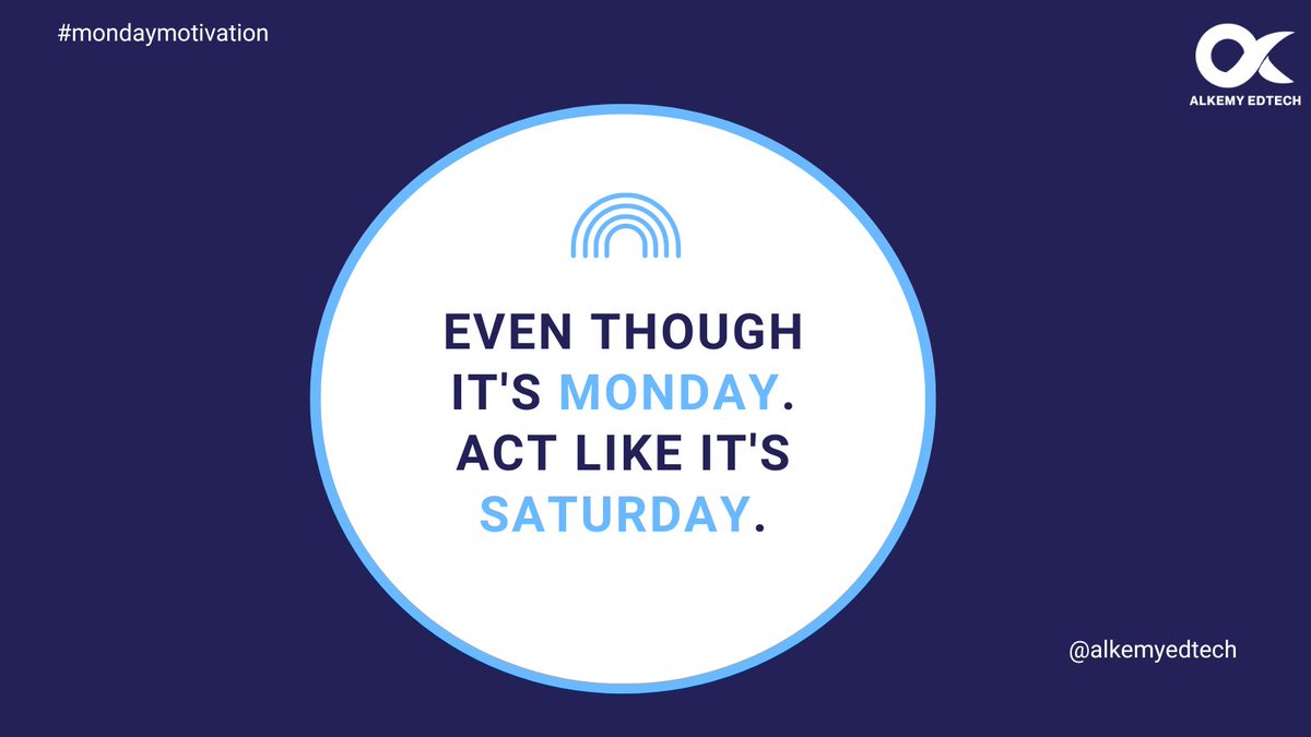AlkemyEdtech_'s tweet image. Start the week with a fresh mindset and a positive attitude. Happy Monday! 🌟 #MondayMotivation #FreshStart #alkemyedtech