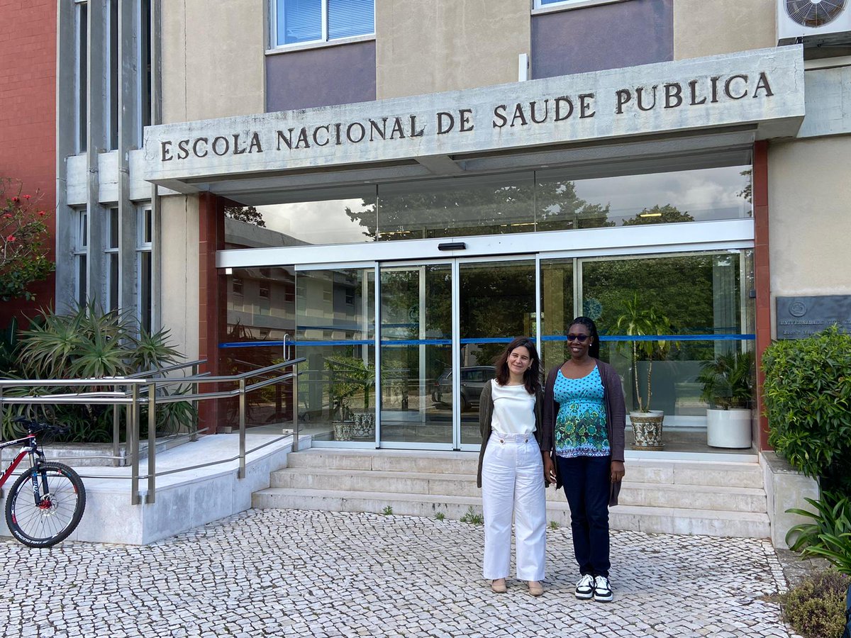 ⚡️𝗛𝗶𝗴𝗵𝗹𝗶𝗴𝗵𝘁

Great to have Dorothy Olet visit the NOVA - ENSP for the first time after months of remote classes on her PhD journey 👥️

<a href="/ENSPNOVA/">Escola Nacional de Saúde Pública / ENSP-NOVA</a>