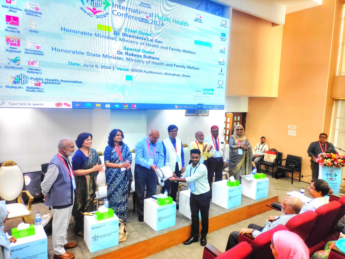 arkfoundation1's tweet photo. @arkfoundation1 researchers in #InternationalPublicHealthConference2024
Shared insights from ARK projects regarding #NCD of patients with #Severe_Mental_Illnesses, Children’s Exposure to #SecondHandSmoke, Smoking behaviour of #TB patients, #communityEngagement approach of AMR https://t.co/UcZ4Q9V94e