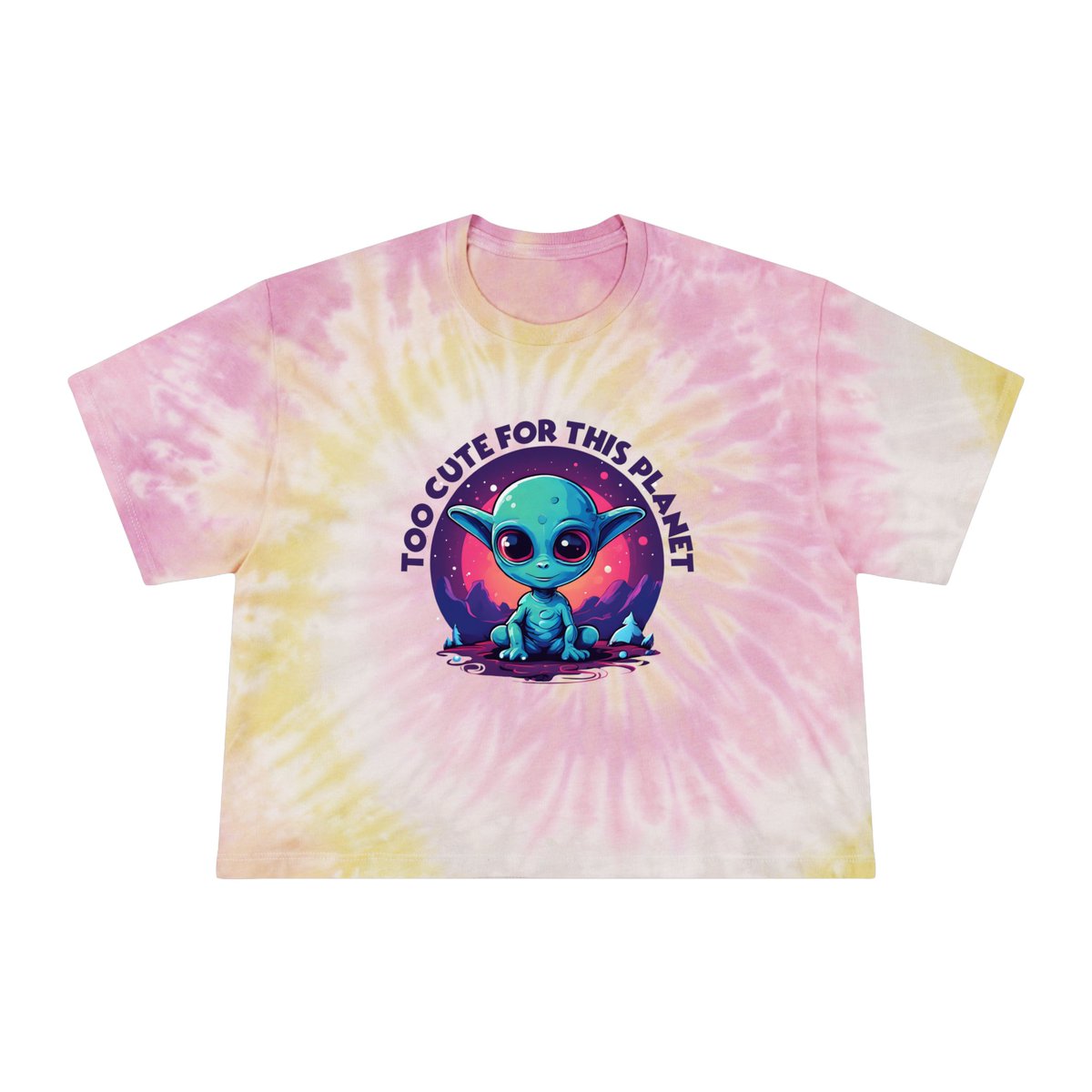 alessapetrova's tweet photo. Adorable Women Tie Dye Crop Tee / Cute Alien Crop Top / Too Cu by DesignByAlexaa Buy now 👉 https://t.co/xMCSvkIPqS  😍 via @Etsy #tshirtdesign  #tee #vacation #tshirt #teenage #fashion #shortslaves  #summer #clothing #woman #croptop #croppedtop #girl #trendy #alien #colorful https://t.co/EchVD1bvSO