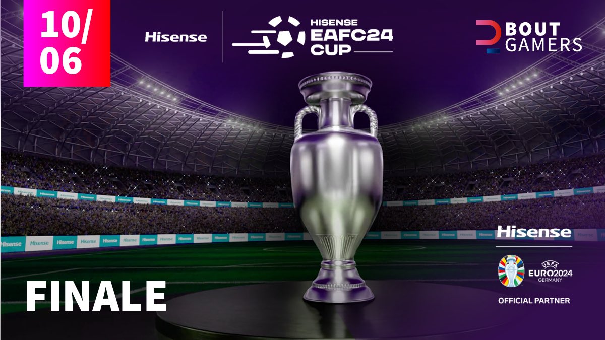Heute findet das Finale des <a href="/HisenseIntl/">HisenseInternational</a> EA FC Cup statt. Verfolgen könnt ihr das ganze auf twitch.tv/boutgamers oder auf Joyn.at 👀

@boutgamers_gg 

#EAFC24