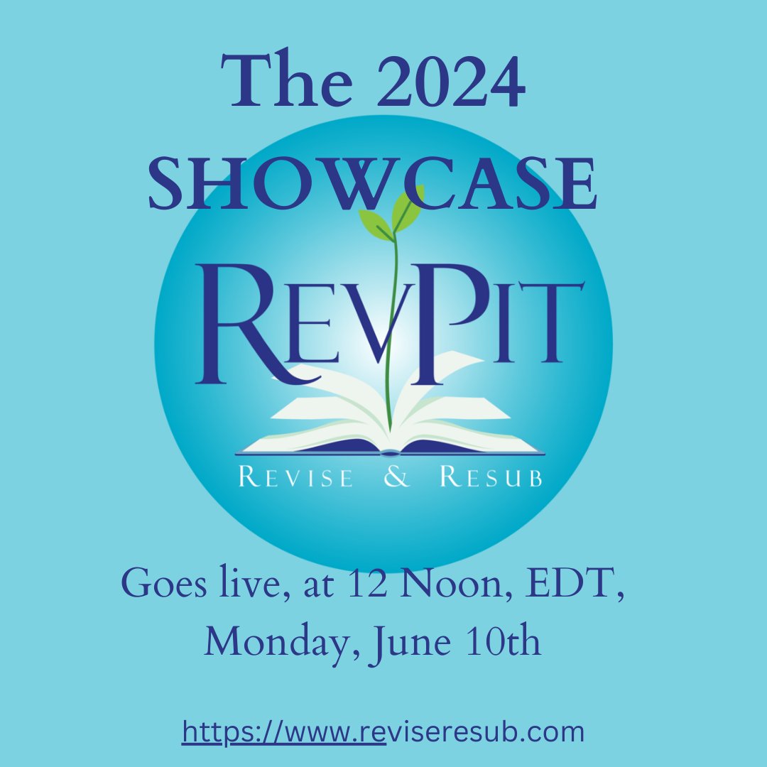 Today is the day! Join us at 12 Noon, EDT, TODAY, June 10th, to celebrate the hard work by our author/editor teams!

#RevPit #writingcommunity