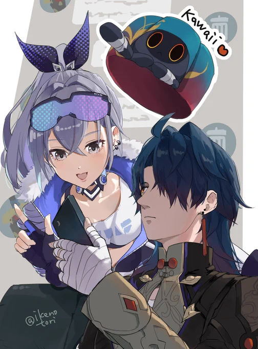 端午の節句の刃ちゃん銀狼ちゃんが可愛すぎたなって供給ありがとう #Blade #SilverWolf