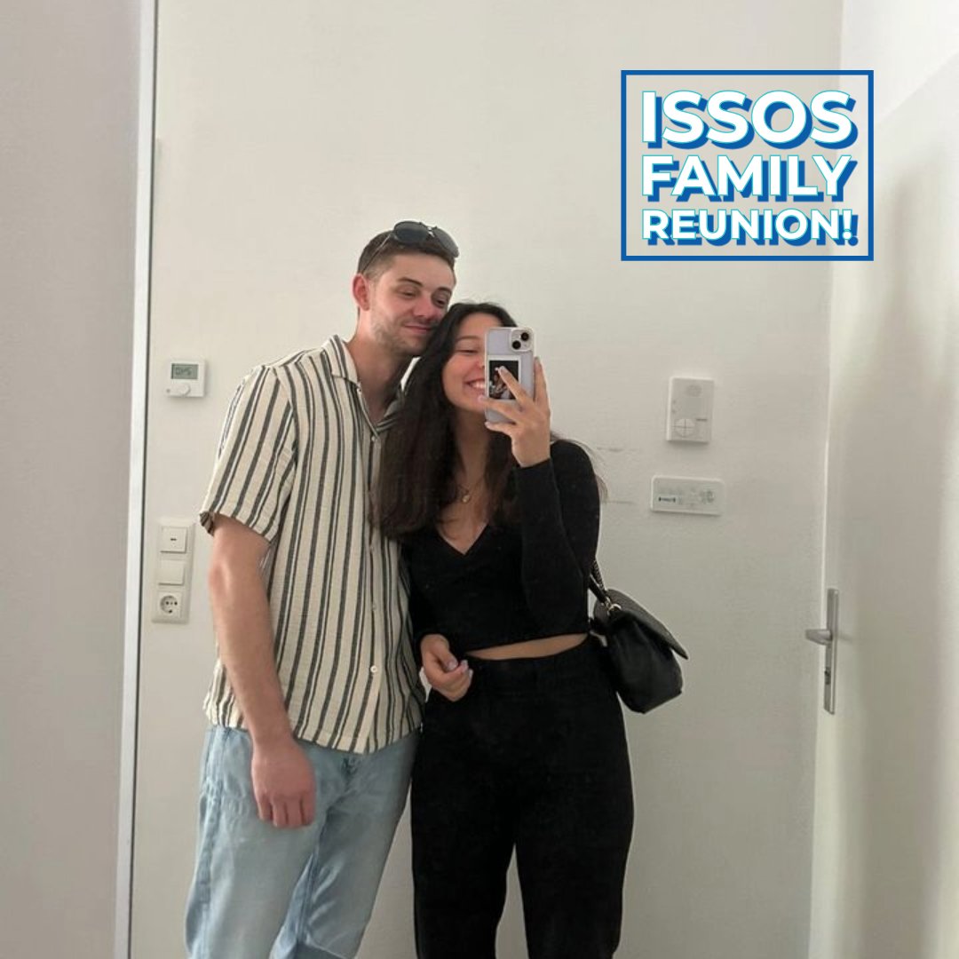 🌟 Rita Conduto (Portugal) &amp; Maximilian Rose (Germany) first met at ISSOS St Andrews in 2019. 🏴󠁧󠁢󠁳󠁣󠁴󠁿 They recently reconnected in Germany &amp; we couldn't be happier to see our ISSOS friendships continue to grow. Don’t forget to DM us any reunion pictures
Apply: issos.com/apply/