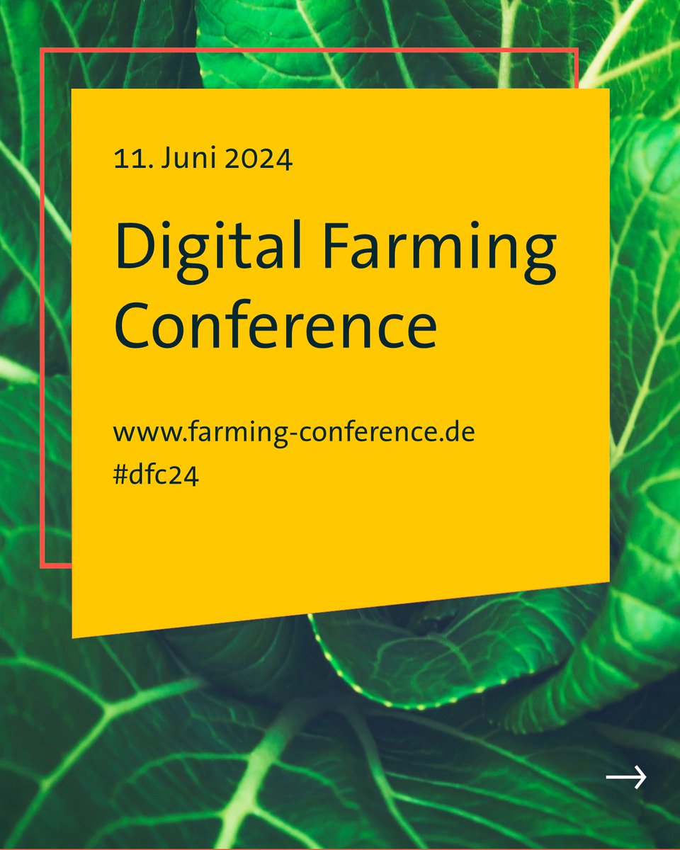 Bitkom's tweet photo. Morgen geht unsere Digital Farming Conference in die sechste Runde! 🙌 
 
Worum geht’s? Um Digitalisierung als zentraler Schlüssel für eine ökologischere, resilientere und tiergerechtere #Landwirtschaft! 🤖👨‍🌾

👉Dabei sein lohnt sich: https://t.co/eC47JX52H3
#dfc24 https://t.co/OIwodJxMmZ