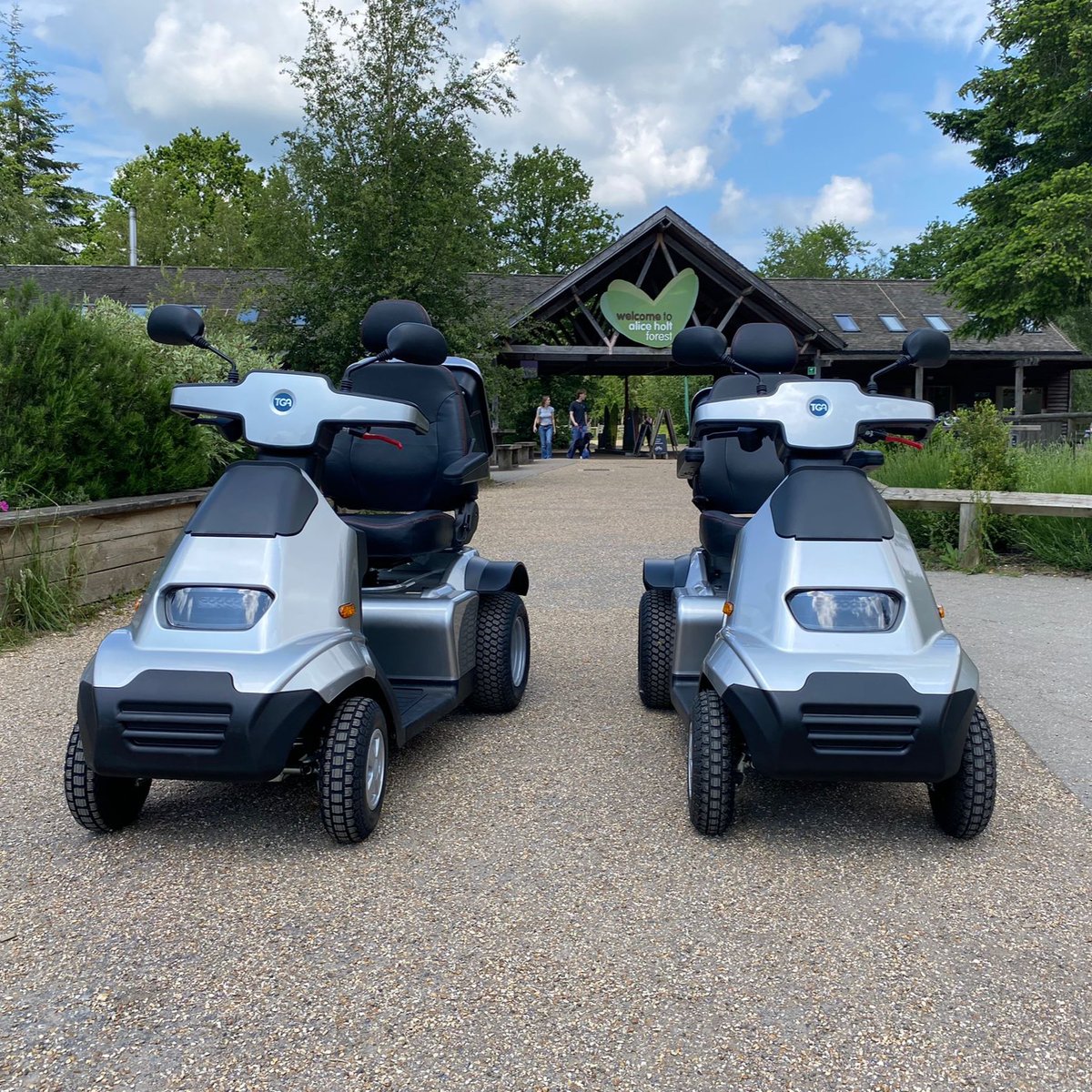 We delivered two new Breeze S4 scooters to <a href="/ForestryEngland/">Forestry England</a> at Alice Holt Forest last week, ready to take on their accessible trails 🌳🐿️