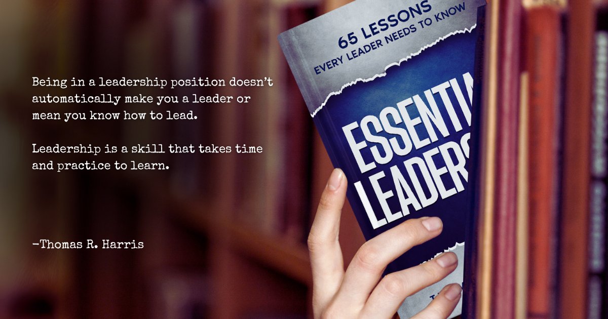 TheESkills's tweet photo. Being in a leadership position doesn’t automatically make you a leader or mean you know how to lead. Leadership is a skill that takes time and practice to learn. https://t.co/yfdd3j0x5U