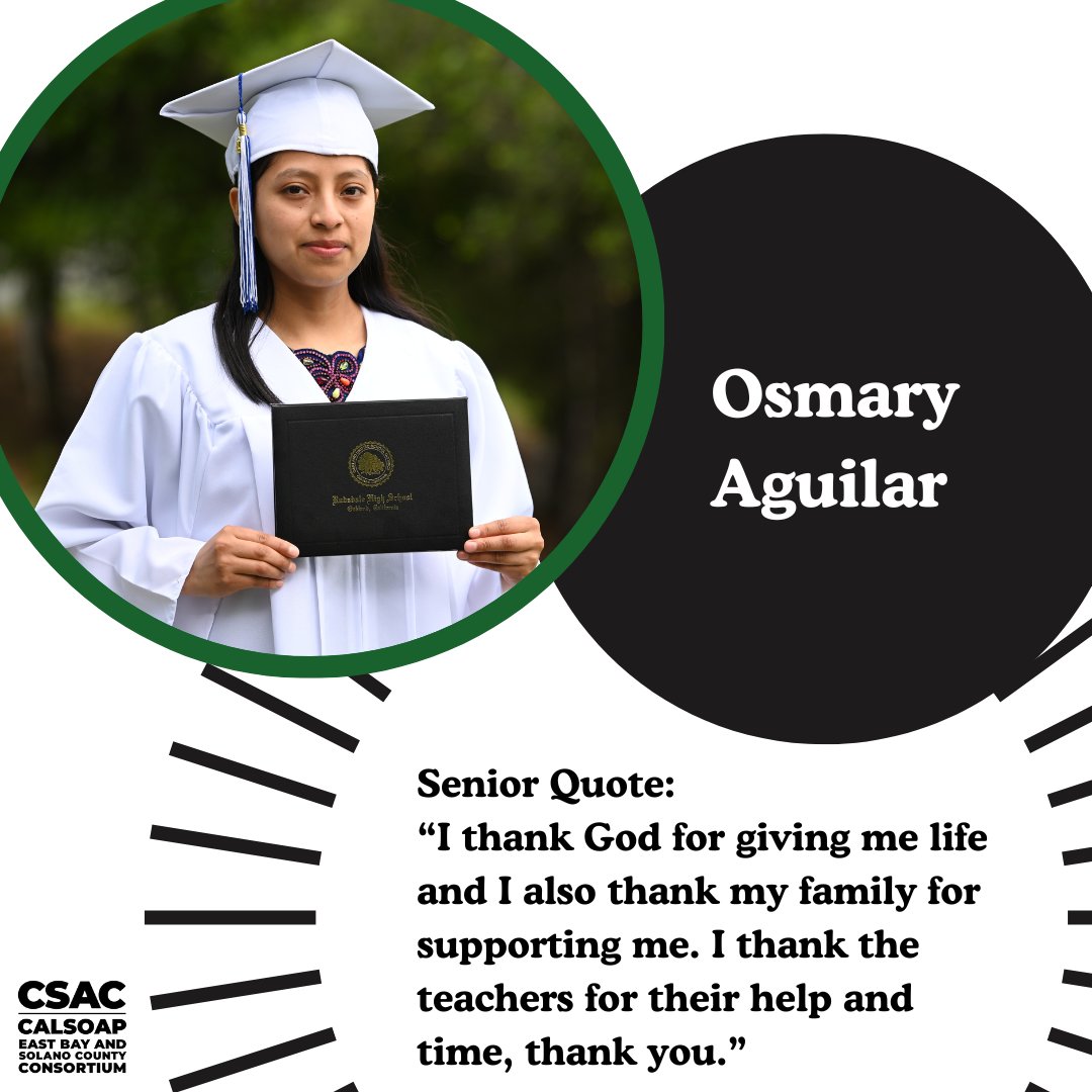 Congratulations and good luck to all our graduating seniors! Take a look at our senior spotlights for Vacaville High School and Rudsdale Continuation High School and see what our students have to say about their experiences. #ebscc #ebc #csac #seniorspotlight