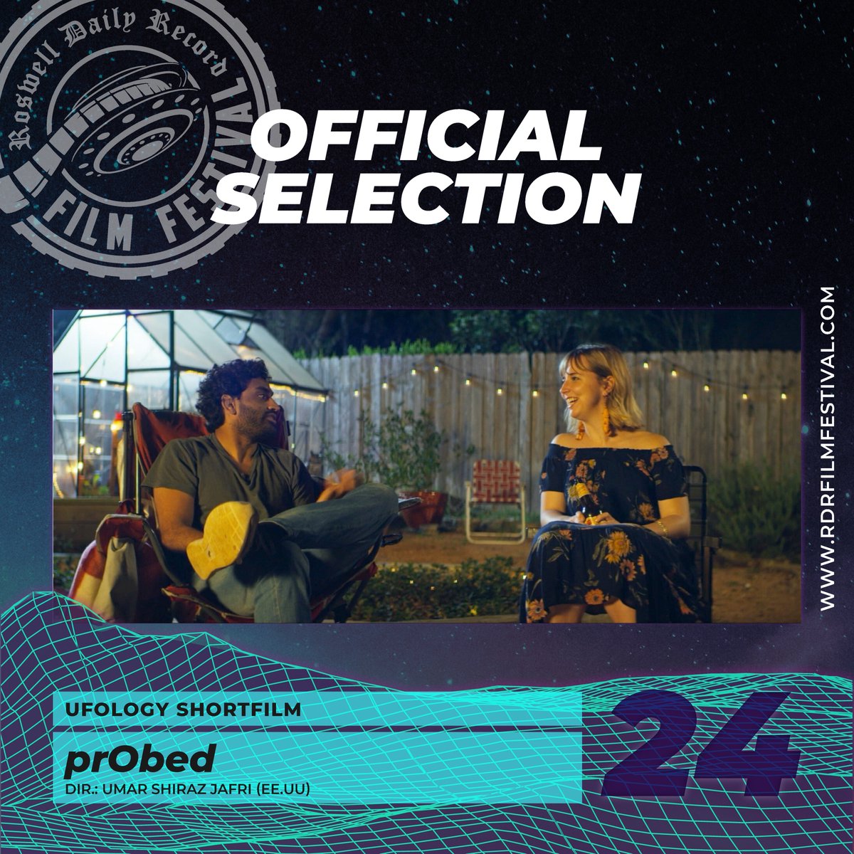 RDRFilmfest's tweet photo. We are pleased to announce our Official Selection this year!
The RDRFF will take place from July 5th to 7th,
Venue: Roswell Convention Center, Roswell, New Mexico
Admission: Free!
Sponsored by the City of Roswell
#OfficialSelection #RoswellDailyRecordFilmFestival #RoswellNM https://t.co/Rz4X6kxUBN
