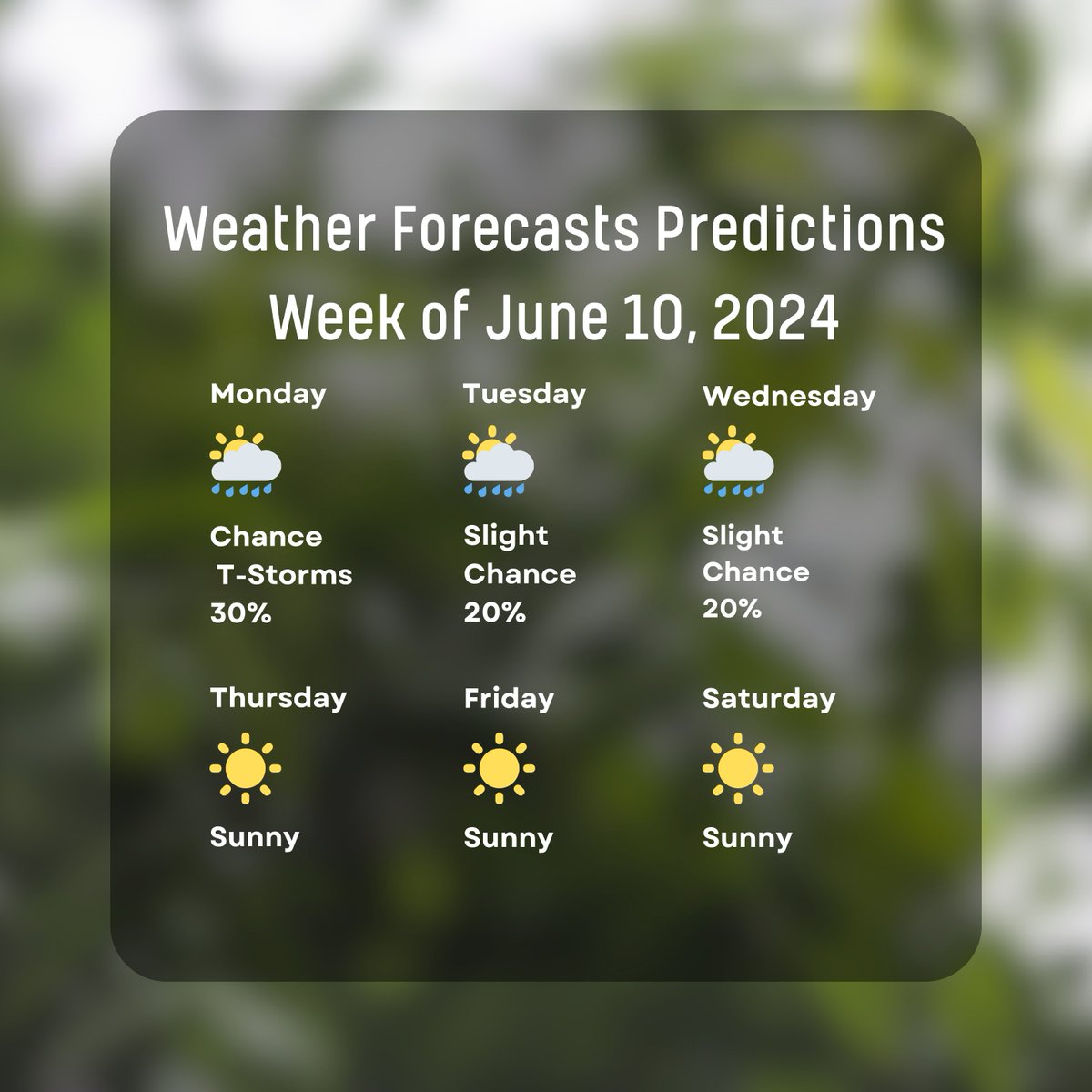 LoneStarGCD's tweet photo. 🚰 Weekly Water Recommendations - June 10, 2024 🚰
For more details or to subscribe to our weekly Water recommendation emails, visit: https://t.co/HyYnBwS4ZL
#LoneStarGCD #WaterConservation #WeeklyRecommendations https://t.co/K7brU5LejL